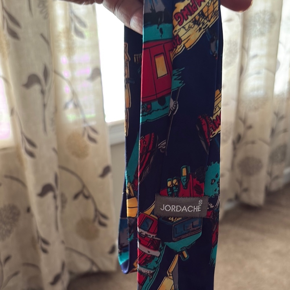 Jordache Multicolor Graphic Tie